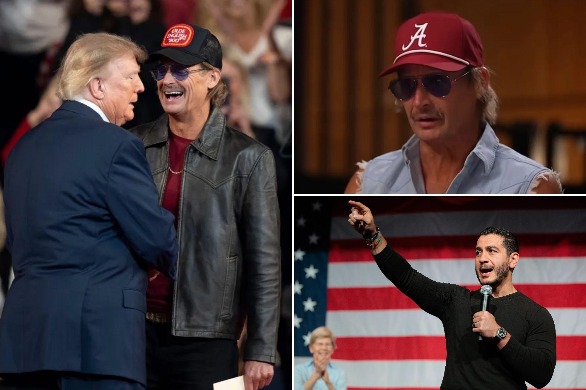 Trump reposts Kid Rock’s warnings of religious ‘civil war’: ‘El-Sayed’s a wolf in sheep’s clothing’ newspress collage 9s9dsdqqp 1791825671106