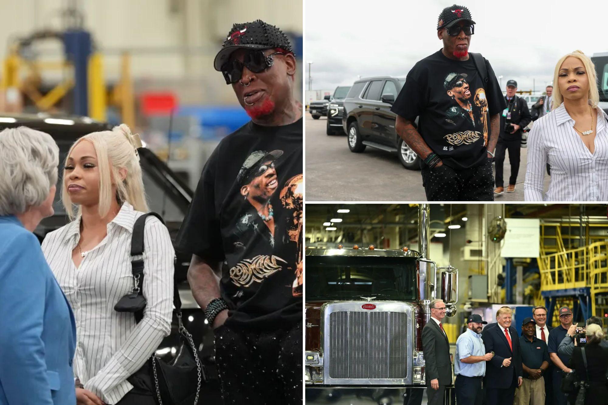 ‘Bad Boy’ Dennis Rodman joins Trump for red state tour, praised for North Korea knowledge newspress collage a024eazpr 1790891869183