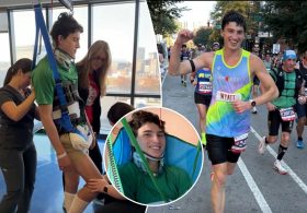Kentucky teen finishes Chicago Marathon less than a year after spinal injury left him paralyzed