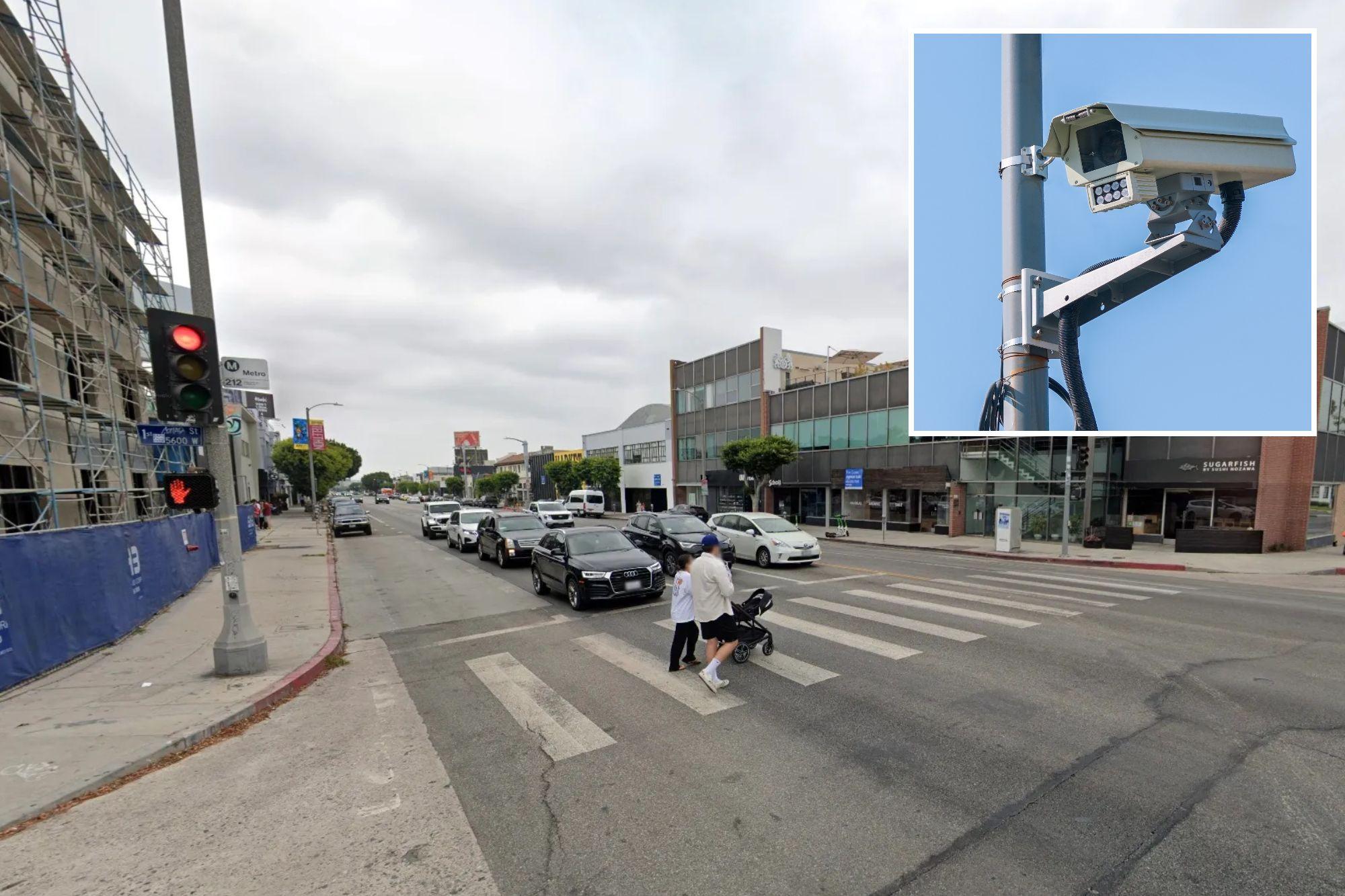 Speed cameras set to go live in LA next week — here’s where newspress collage i921man21 1792861601698