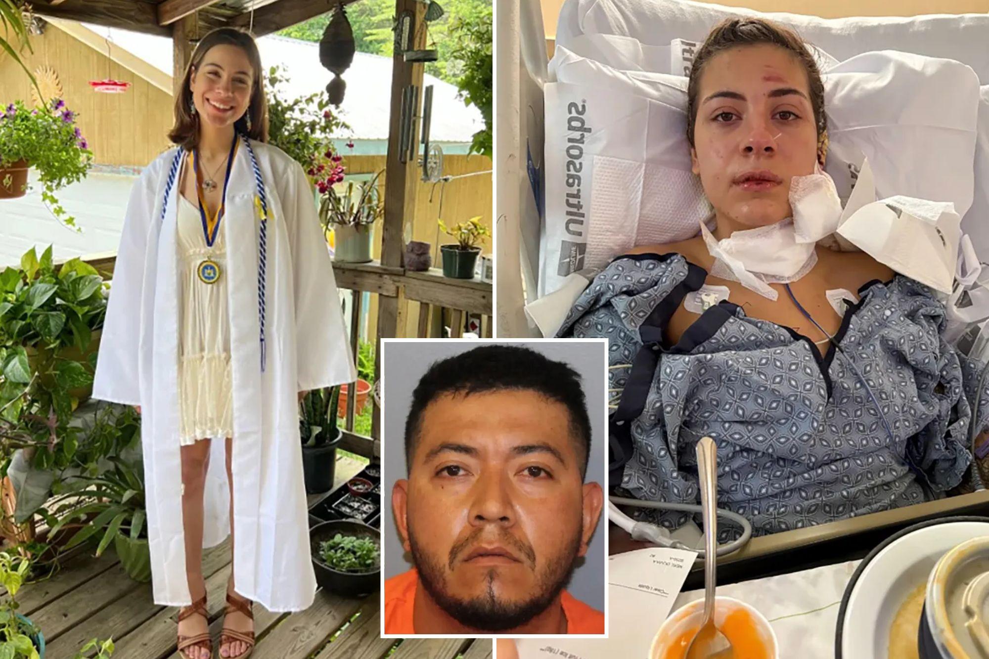 NY college student slashed by Mexican national as she drove him home from work: police newspress collage icjgz7kyv 1791956776340