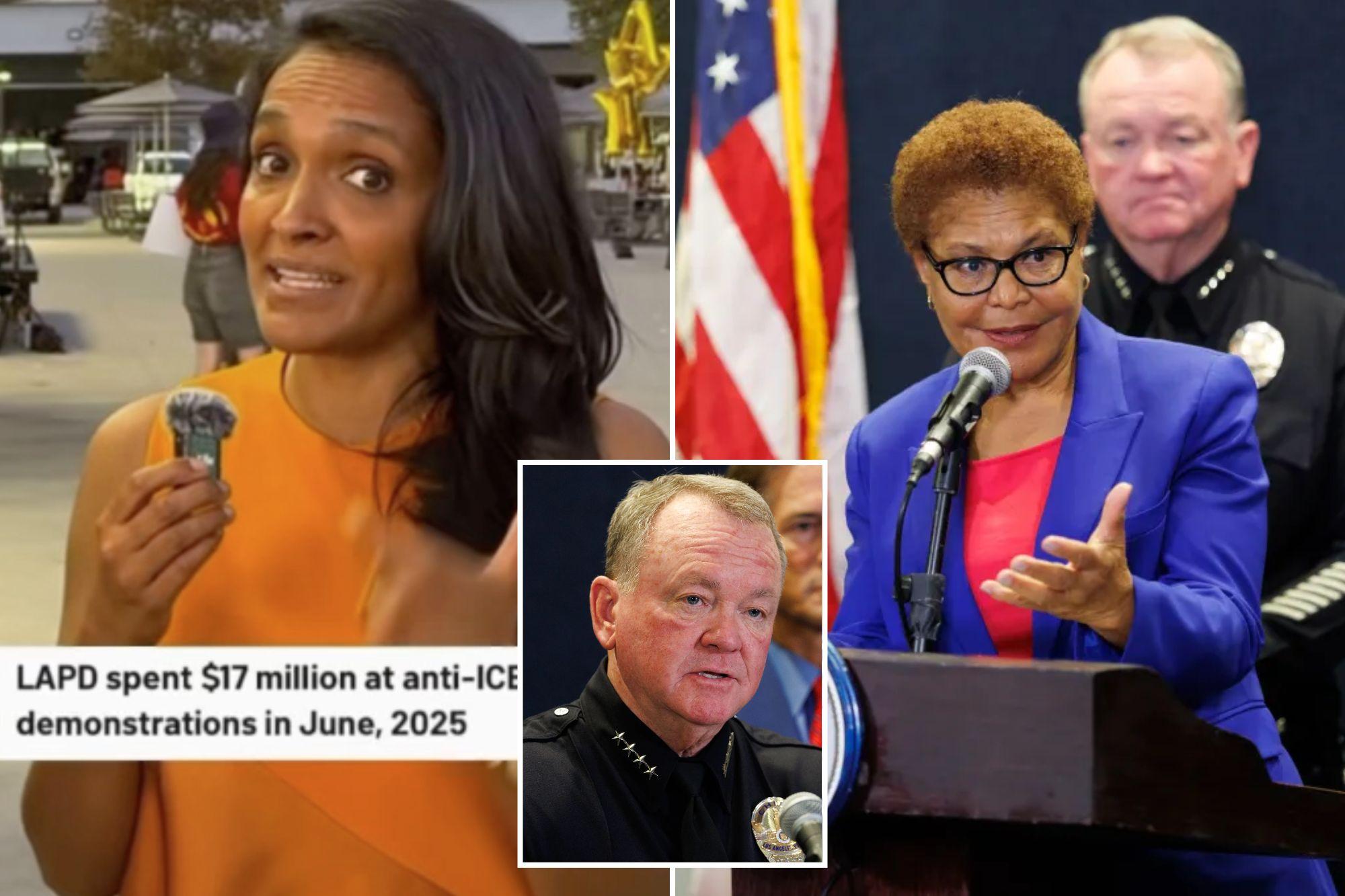 Karen Bass tears into Nithya Raman over flip-flop comments on LAPD chief Jim McDonnell newspress collage io81e3c2d 1791773204072
