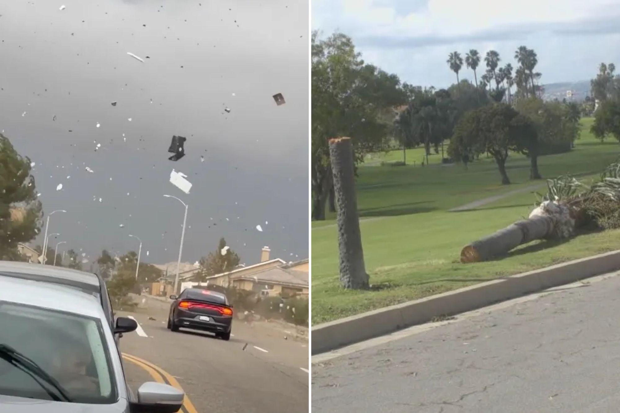 Intense wind gusts send trash flying as wicked system lashes SoCal newspress collage lauxb2nj4 1792723776994