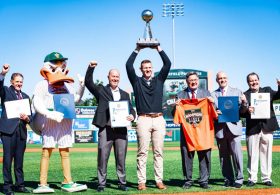 Carle Place star thriving in new role while Ducks get honored for Atlantic League title