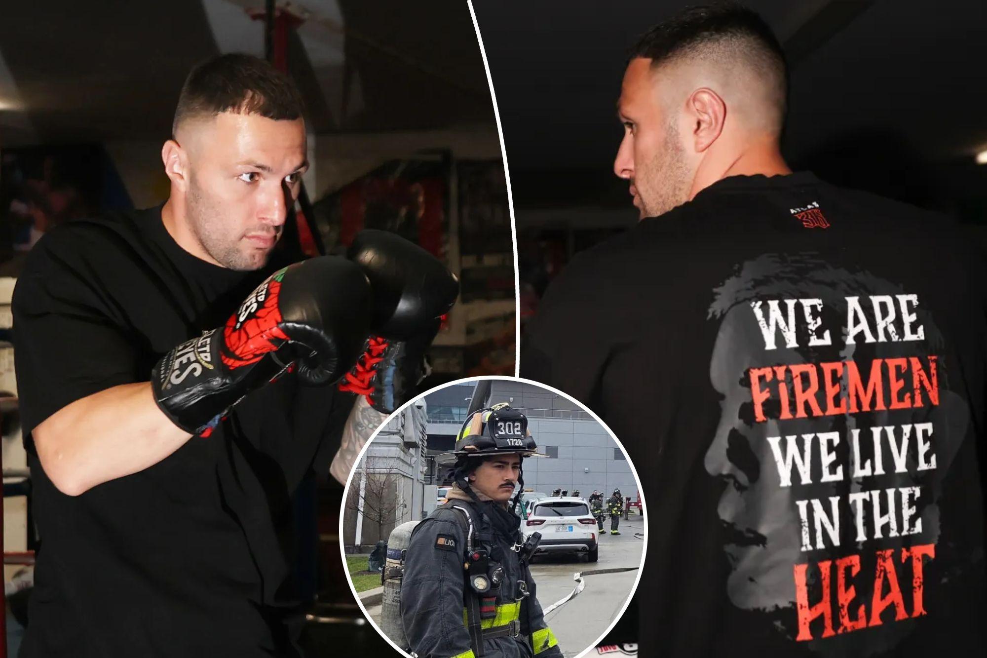 These FDNY officers moonlight as pro boxers after 24-hour shifts newspress collage s4qk6kuy4 1791511079418