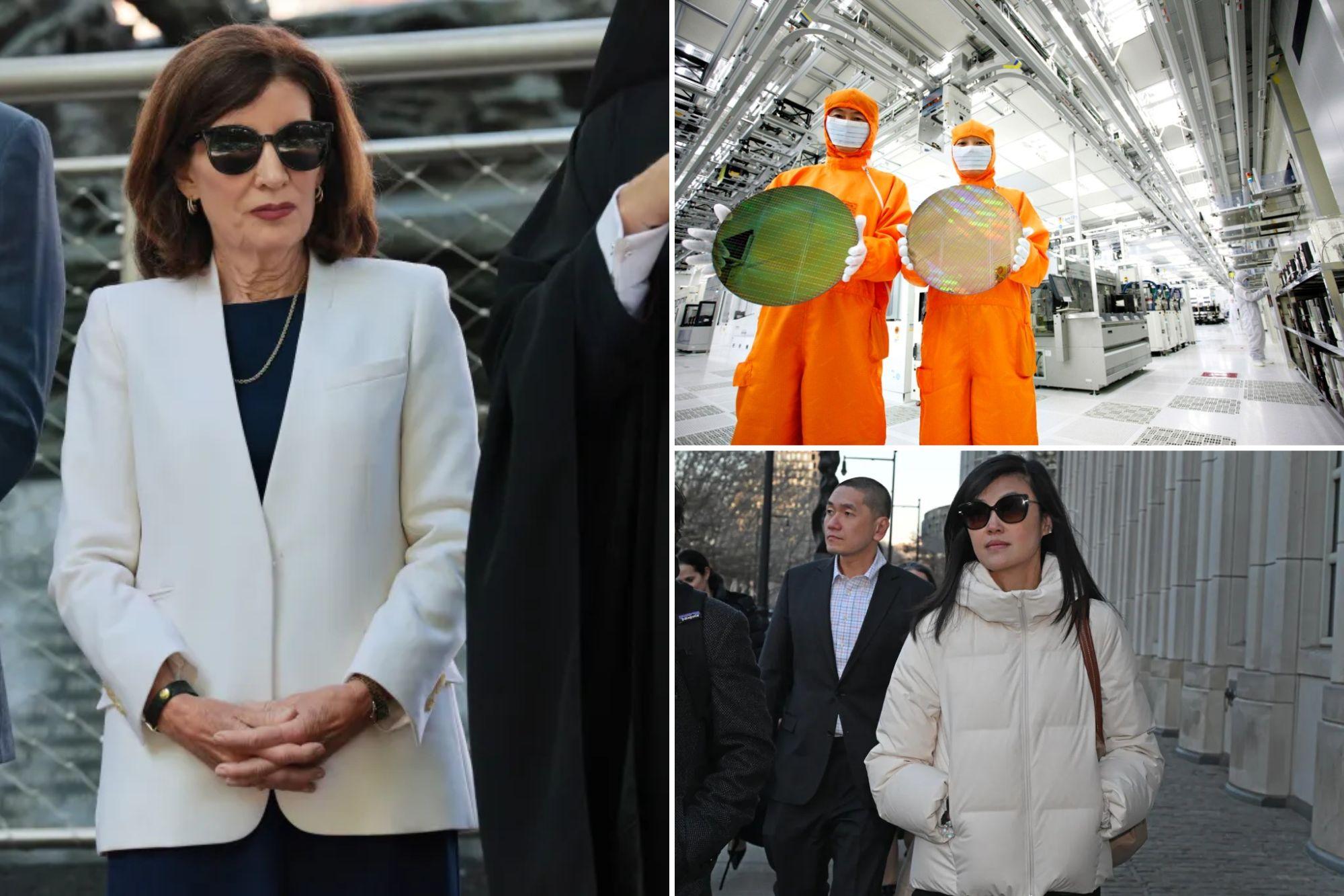 China skeptics raise alarm over Hochul’s plan for upstate chip plant: ‘Red flags here with yellow stars’ newspress collage vejnqezuc 1792605454799