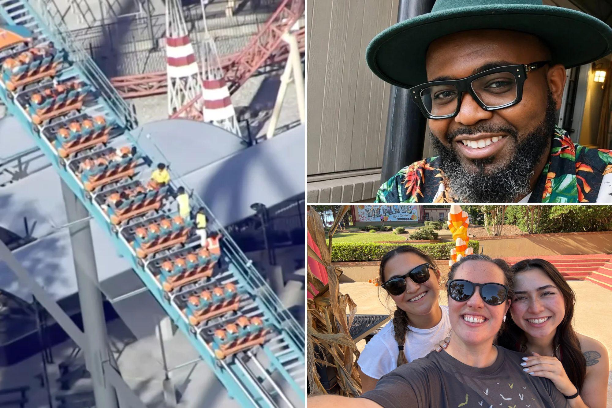 Six Flags Goliath ride was shut down for maintenance just hours before teacher’s fatal fall: witnesses newspress collage vuzacakbb 1792005732648