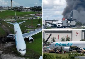 Federal report says pilots weren’t warned about wind before Amazon cargo plane crashed in Miami