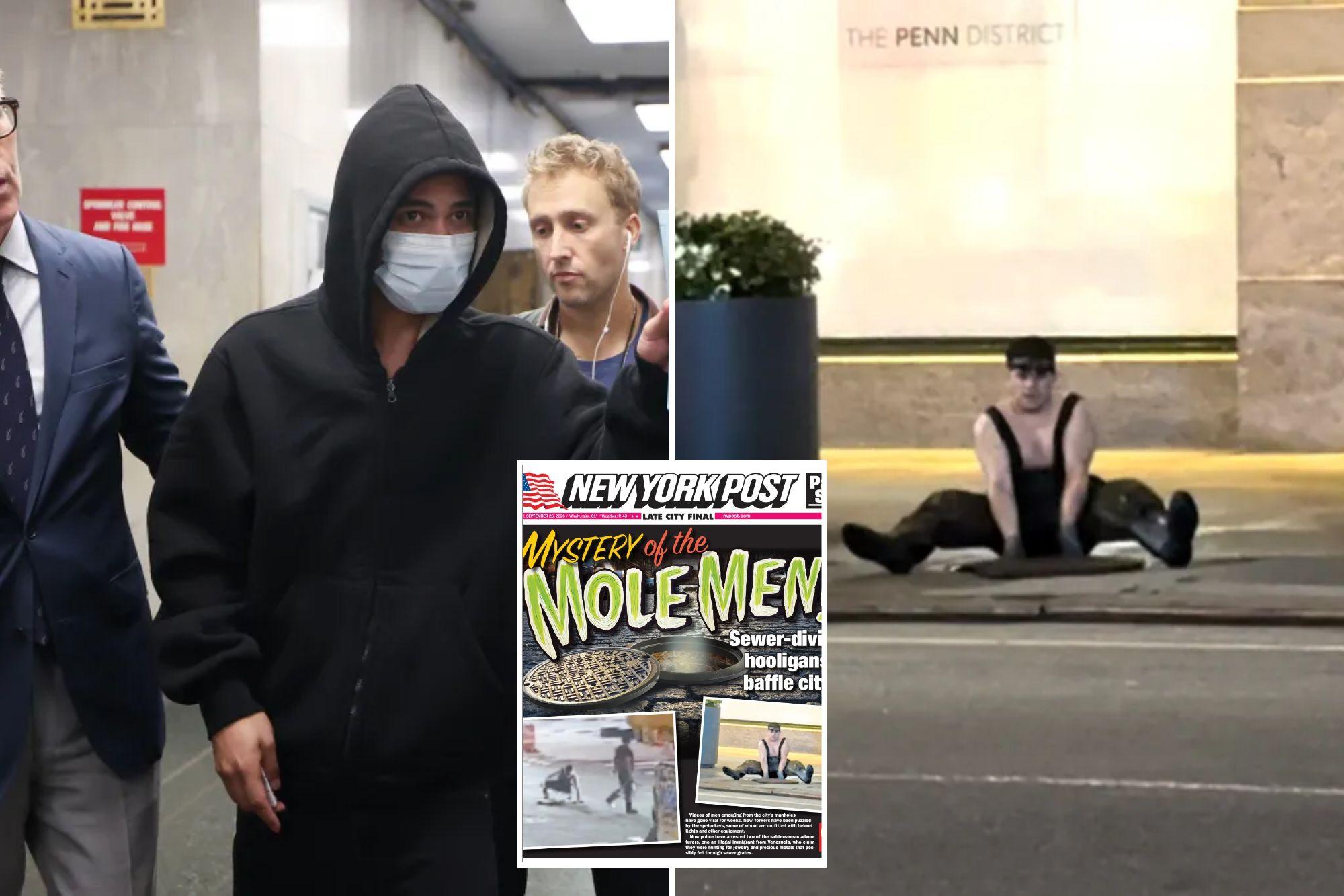 ICE arrests gold-hunting ‘mole man’ who emerged from NYC sewer — after lefty judge released him newspress collage zcdq5tzbu 1791030115665