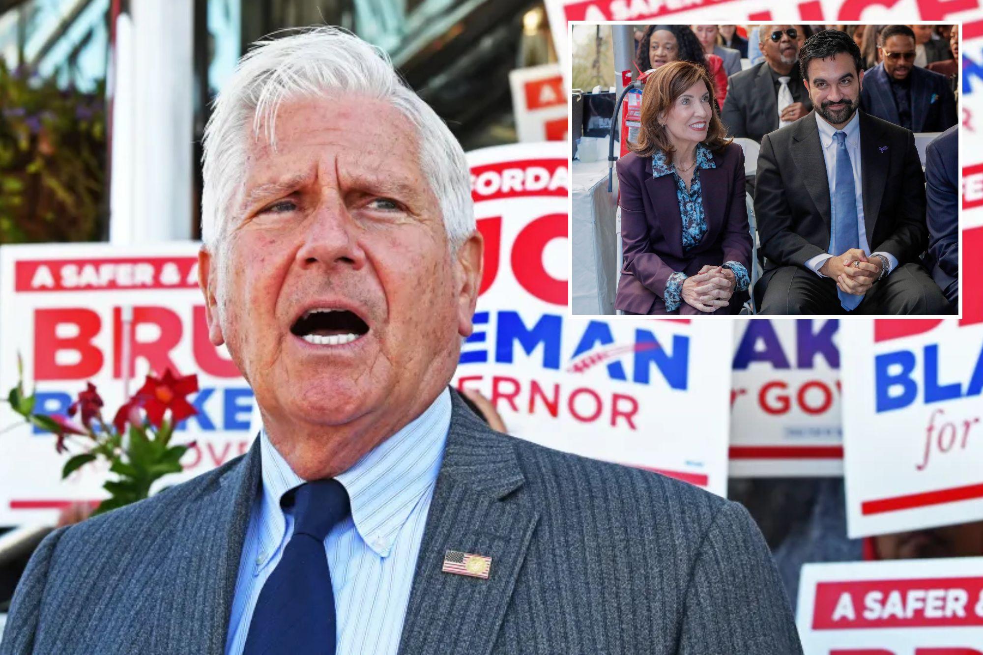 Republican Bruce Blakeman says rival Kathy Hochul stumping with Zohran Mamdani will be ‘boost’ to his campaign oiye 1792709662147
