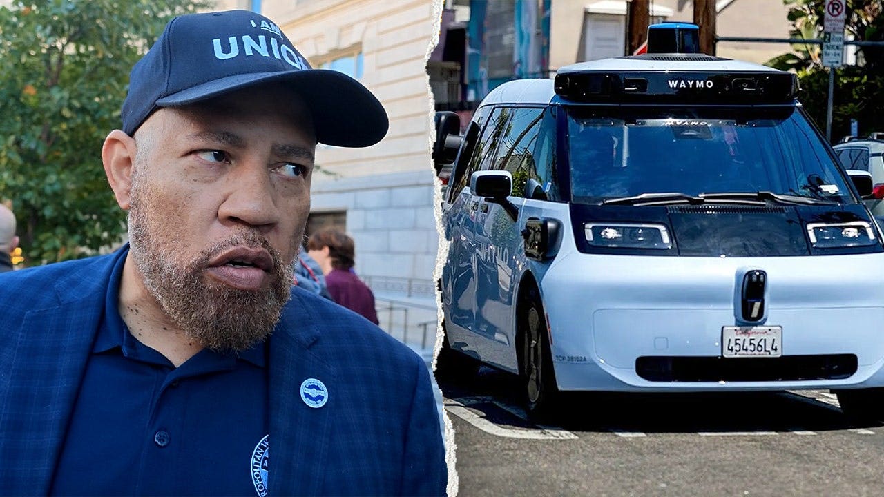 Workers erupt over DC plan to bring robotaxis to city streets: ‘This is bulls---’ protester waymo split