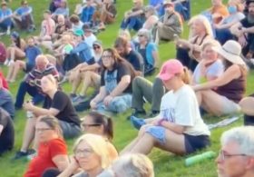 Protesters Gather in Minnesota Park for “Hands Off Ilhan Omar” and THEY’RE ALL Crazy White Liberals!