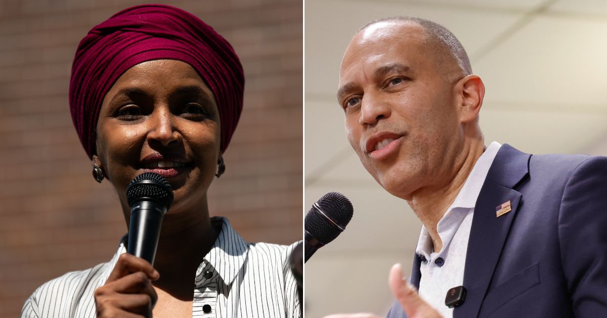 Hakeem Jeffries' Attempt to Defend Ilhan Omar Implodes When His Own Words Get Used Against Him ries 2