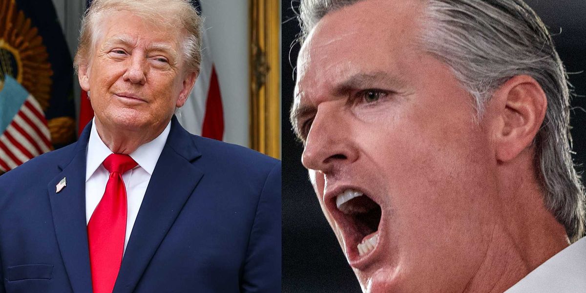Newsom is OUTRAGED over Justice Department lawsuit to block votes from 20,000 'likely noncitizens' rom 20000 likely noncitizens