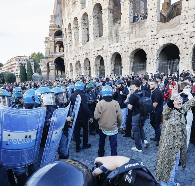 Italy: Leftist and Migrant Rioters Storm Rome’s Colosseum as Violence Spreads Across Europe