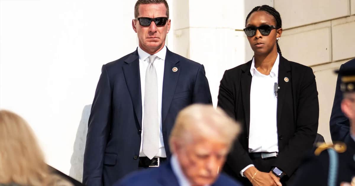 Secret Service Warns Threats Surged 40% as CBS Suggests Trump Is to Blame sean curran trump secret service threats