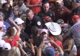 ‘He got whacked, man!’ Trump thanks supporter who took down protester at wild rally