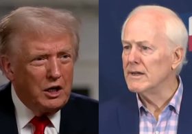 Trump calls out Cornyn, ‘Super RINO’ Rove for working against Ken Paxton in Texas