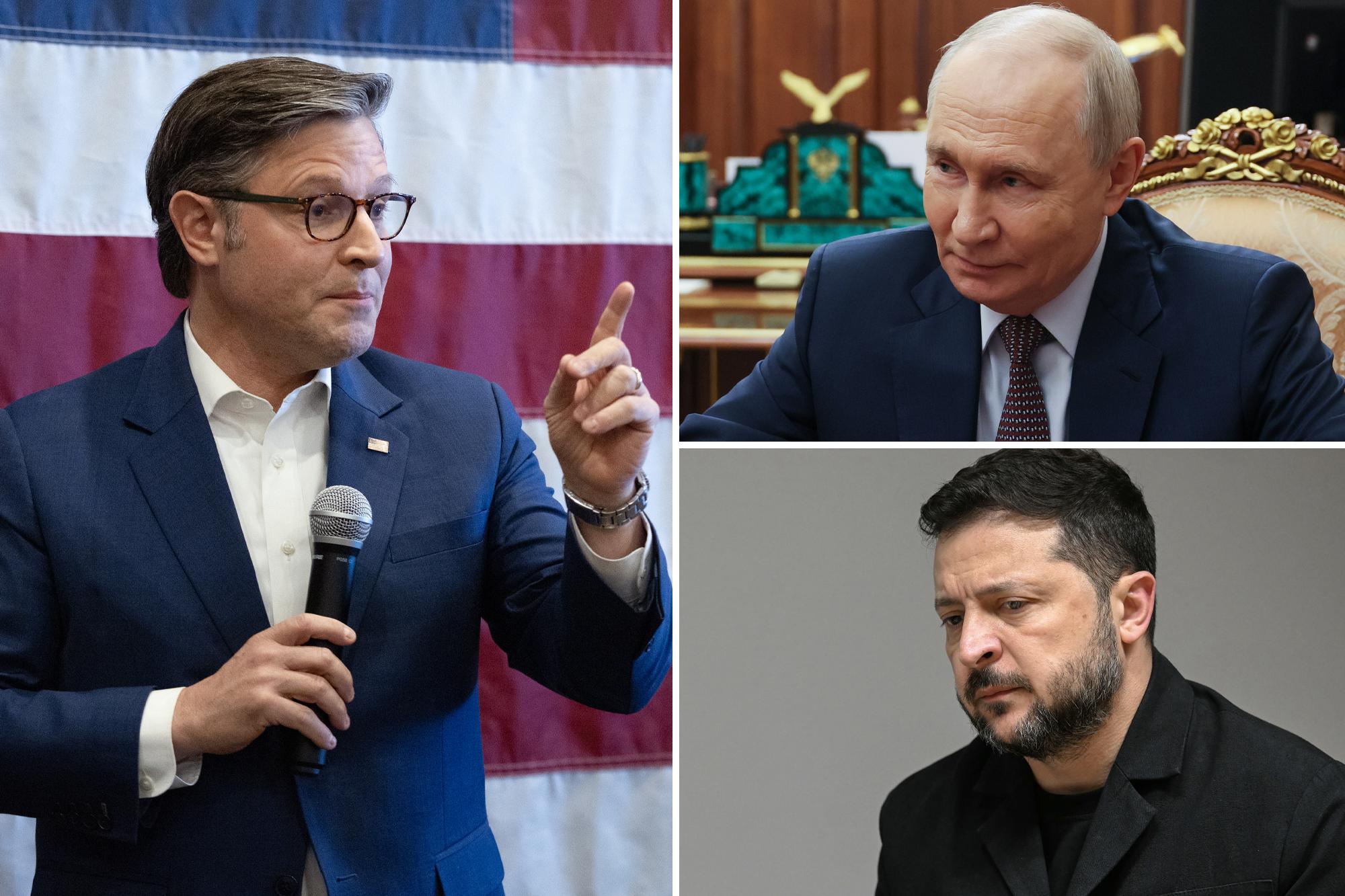 Speaker Johnson warns WH of ‘unintended consequences’ of sanctions relief on Russia: ‘Putin cannot be trusted’ speaker johnson warns wh unintended 145744866