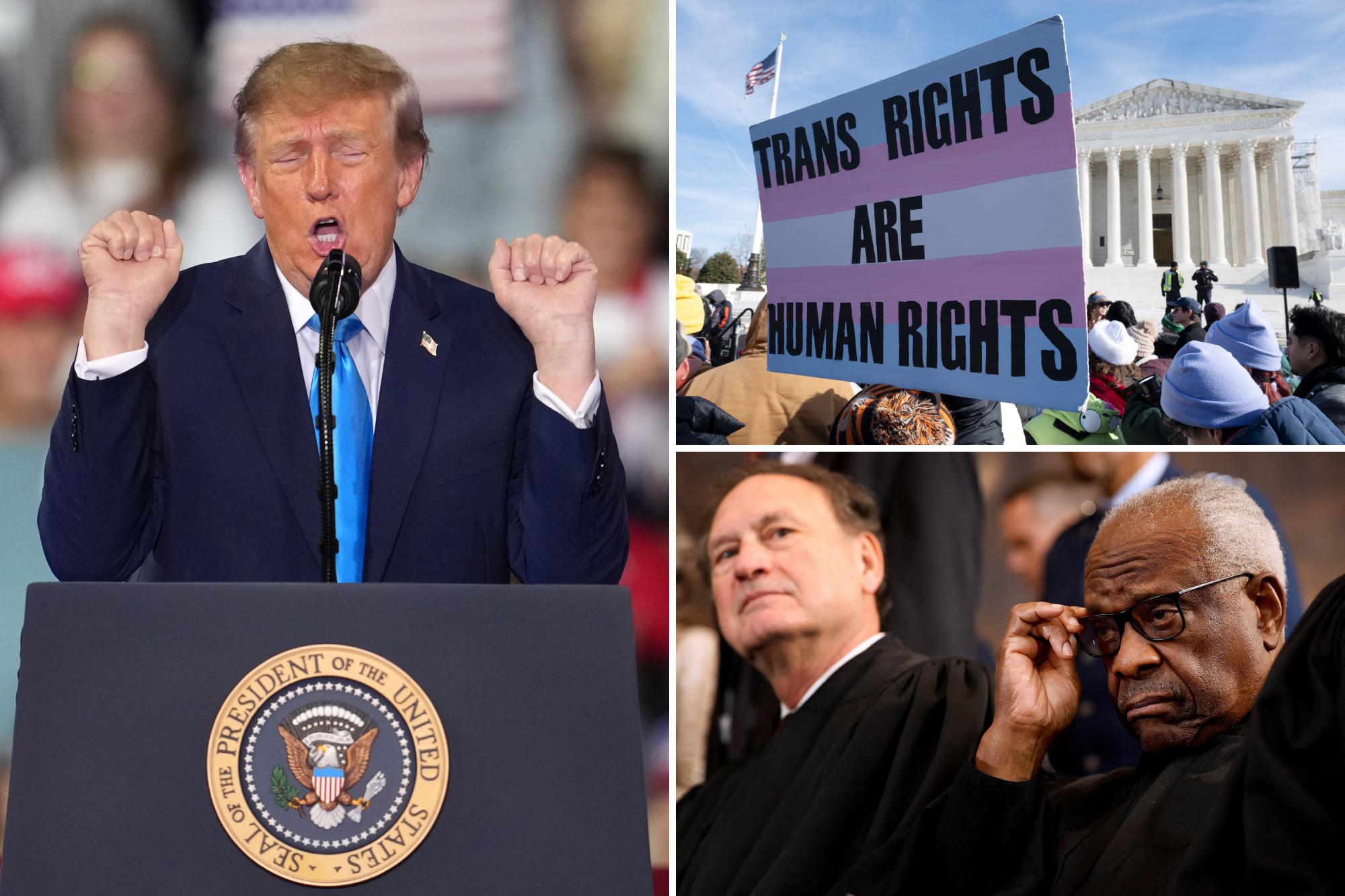 Supreme Court blocks Trump’s effort to restrict transgender treatment for prison inmates supreme court trump trans treatment comp
