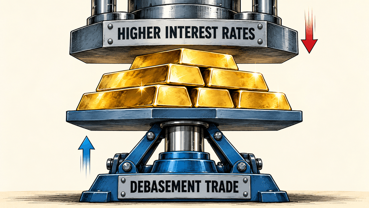 Debasement Trade Supporting Gold Even as Yields Spike ted against higher interest rates Linkedin