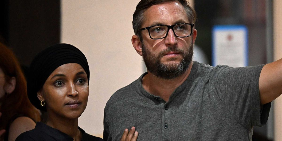 Ilhan Omar's husband barks at reporter asking questions after home raid ter home raid