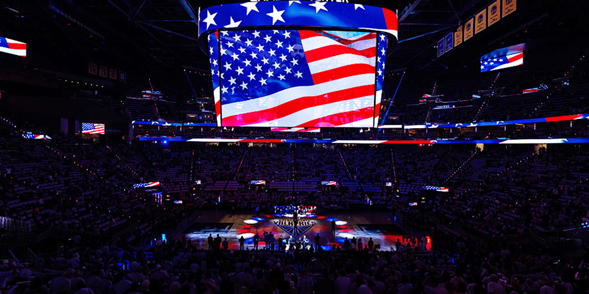 WNBA players seen racing off the court before national anthem — and return right after it ends ter it ends