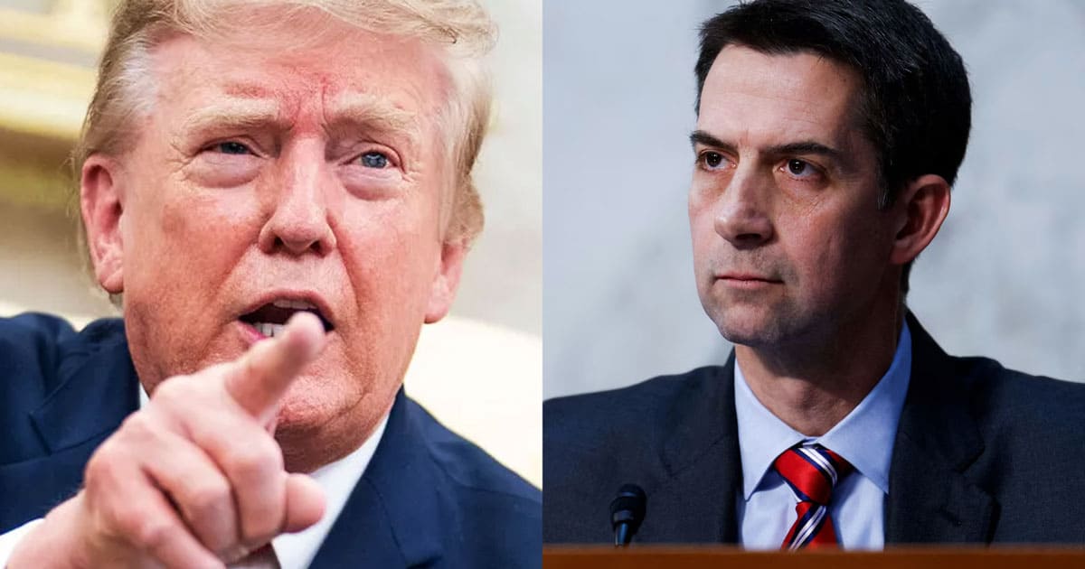 Trump Pressures Cotton as Senate Stalls Bill to End Twice-Yearly Clock Changes tom cotton trump daylight savings bill