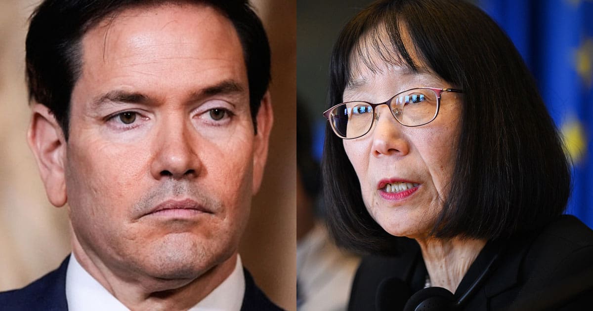 Trump Hits International Criminal Court with Sweeping Sanctions as Rubio Warns: ‘We Will End the ICC’ tomoko akane marco rubio international criminal court sanctions