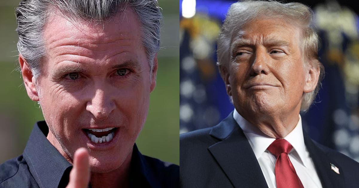 Gavin Newsom Demands Trump’s Removal with 25th Amendment trump gavin newsom rig midterm elections