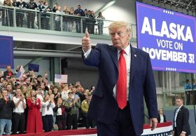 Trump says ‘we are looking into’ other Dan Sullivan on Alaska ballot, warns about governor’s race