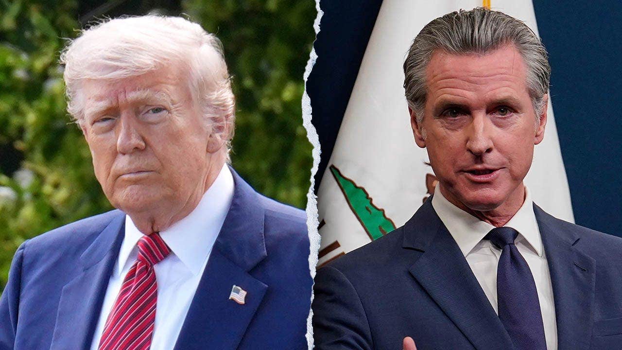 Newsom again calls for Trump’s removal under 25th Amendment, White House hits back trump newsom 2