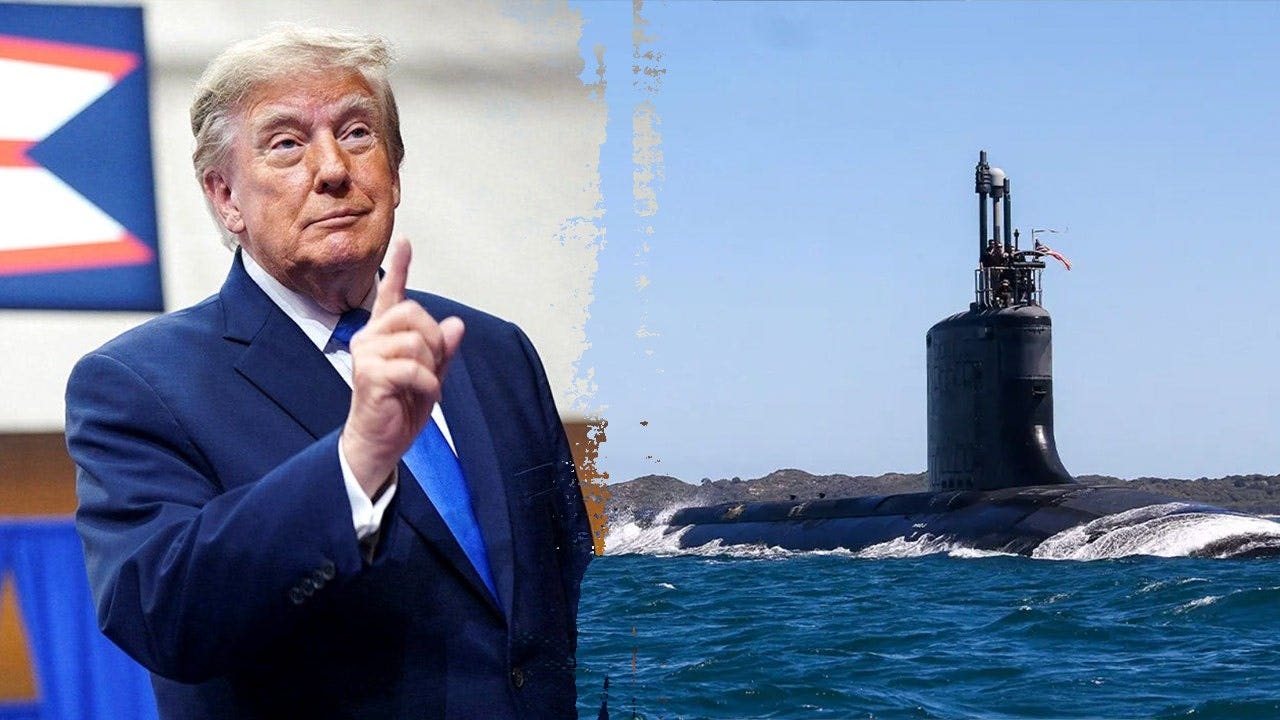 Trump turns to emerging tech giant in multi-billion bid to ramp up US submarine production trump submarine 2