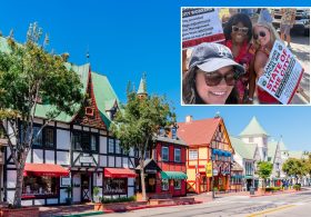 Solvang city workers go on strike, repeatedly clash with officials over wages