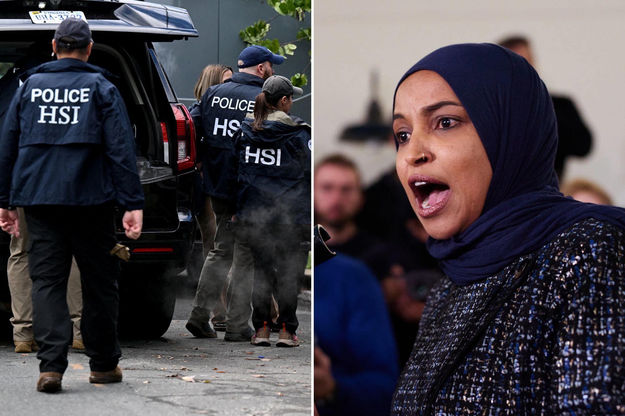 ‘Compelling evidence’ of criminal activity drove feds to raid Rep. Ilhan Omar’s home: sources w 1791844349218