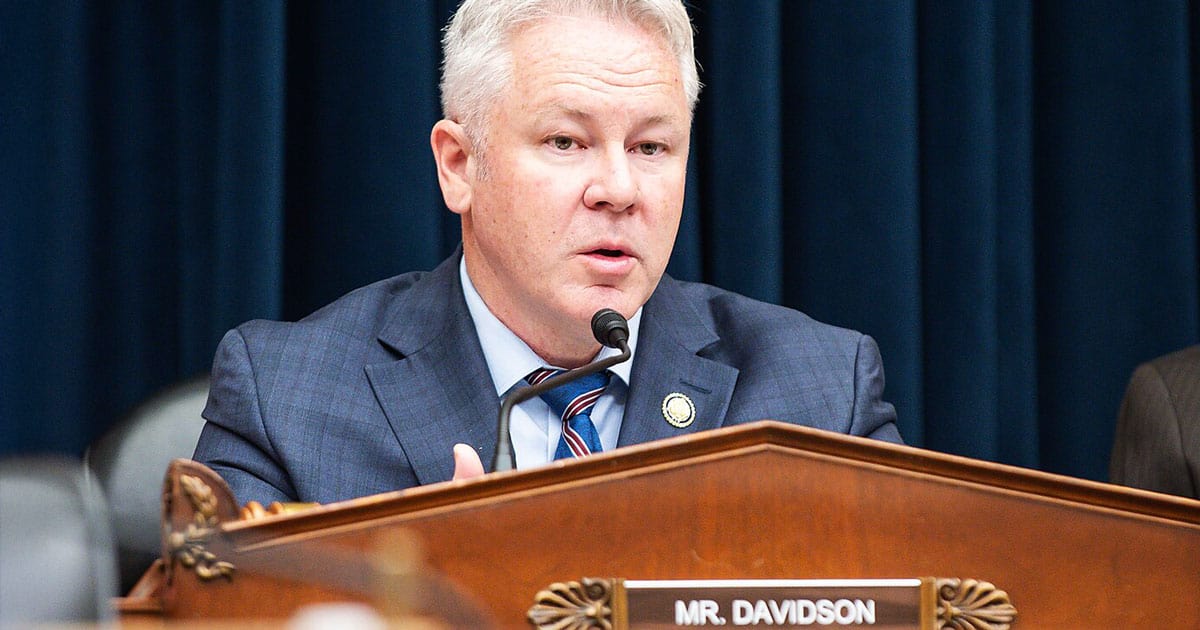 House Republican Warns CBDC Would Lead America to ‘Dystopian’ Future: ‘Communist Money’ warren davidson republican rep cbdc