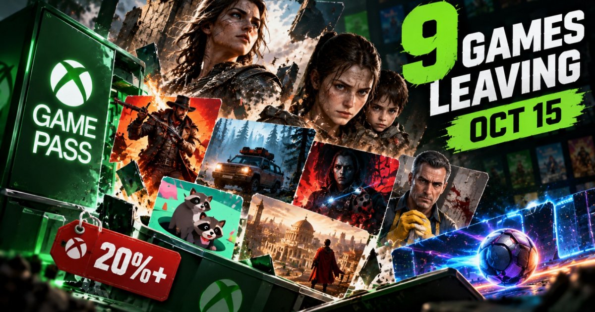 Xbox Game Pass Loses 9 Games on October 15: Which Are Leaving Xbox? xbox game pass