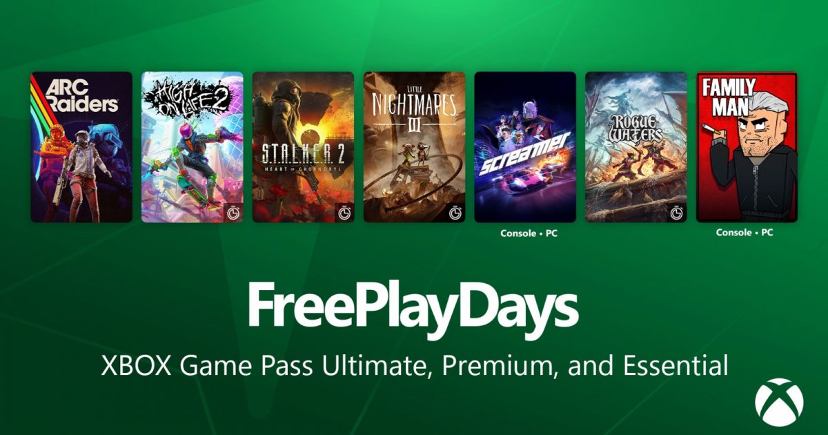 Xbox Free Play Days Offers 7 Games This Weekend: 'ARC Raiders', 'High on Life 2' and More