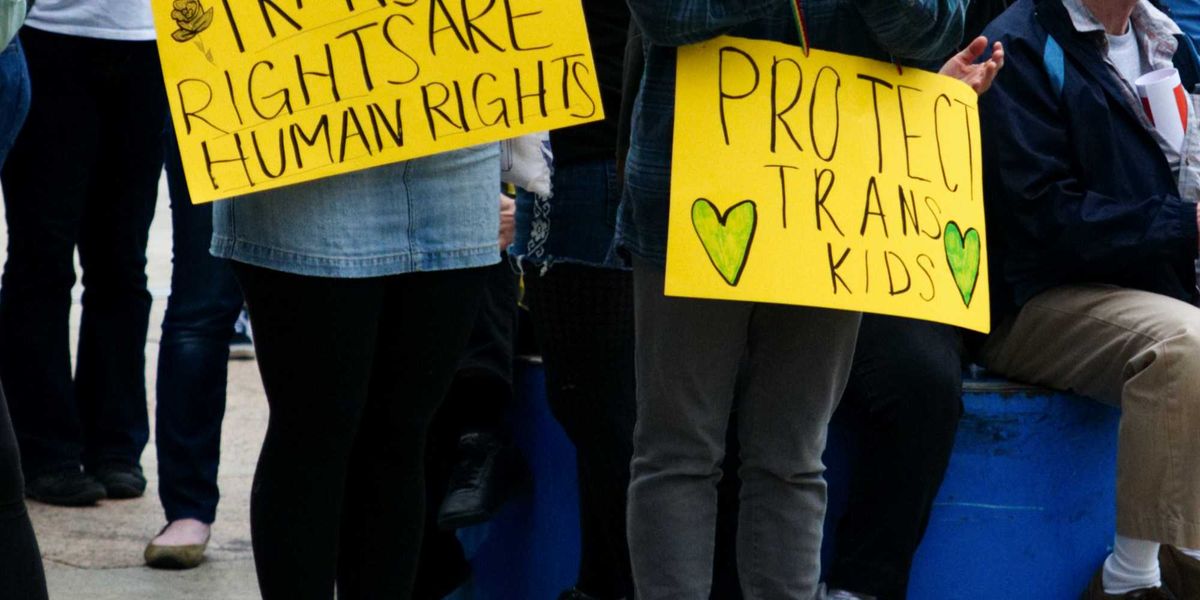 Activists protest red state's law by sending 'bearded, burly' trans-identifying protesters into women's bathrooms ying protesters into women s bathrooms