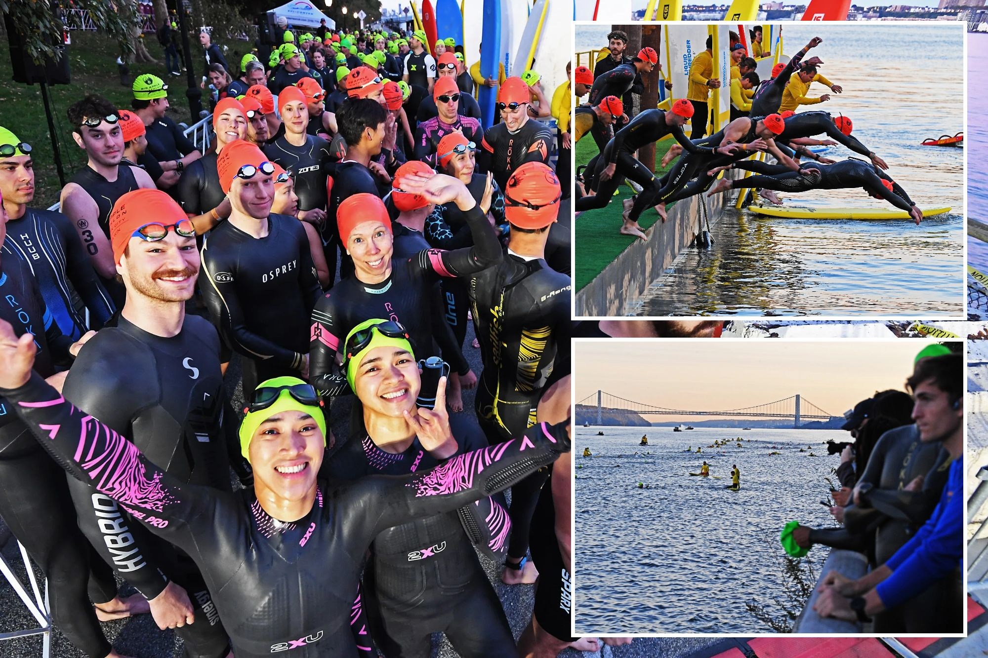 New York City’s triathlon makes a triumphant return as endurance fanatics brave the Hudson River: Photos zi 1791722718340