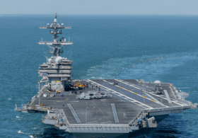 Three U.S. Carrier Groups, Two Marine Assault Ships, and Ten Destroyers Blockade Iran