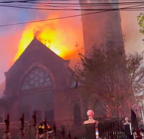 Historic NYC Church Completely Destroyed by Massive Fire