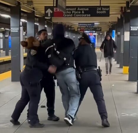 Watch: Video with Overweight Female NYPD Officer Trying to Help Restrain Punk Shows Exactly Why Mamdani’s NYC Is Doomed