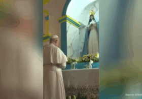 Pope Leo prays at Angola shrine linked to slavery (VIDEO)