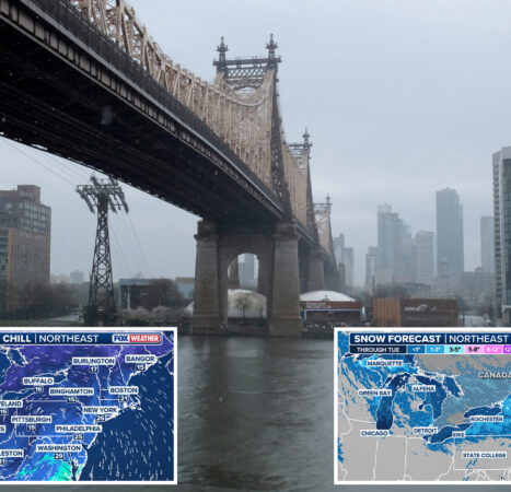 Snow, cold front headed for Northeast, including New York, putting spring on hold