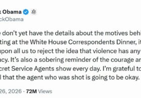 Violent Barack Obama Rejects the Idea of Violence