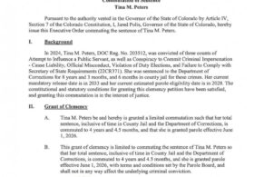 Colorado Governor Commutes Tina Peters Sentence – Will Be Released on June 1st