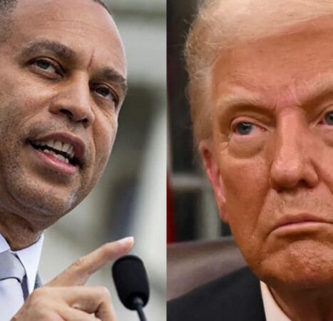 Trump Demands ‘Lunatic’ Hakeem Jeffries Charged with ‘Inciting Violence’ Over ‘Maximum Warfare’ Calls