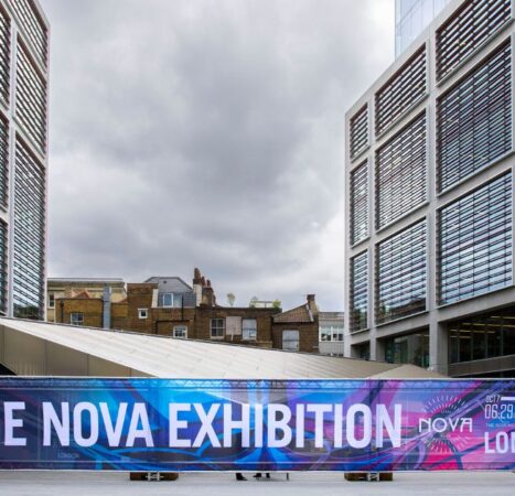 Oct. 7 Exhibit Sign in London Removed After Police Warn It Could Attract Terrorists