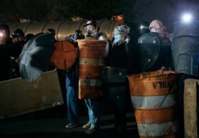 Anti-ICE Crew Has a Day of Unhappy Moments in Newark